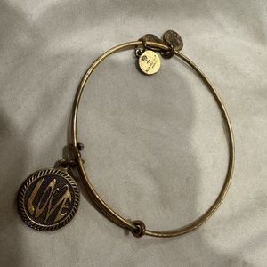 Alex & Ani Gold Love Bangle